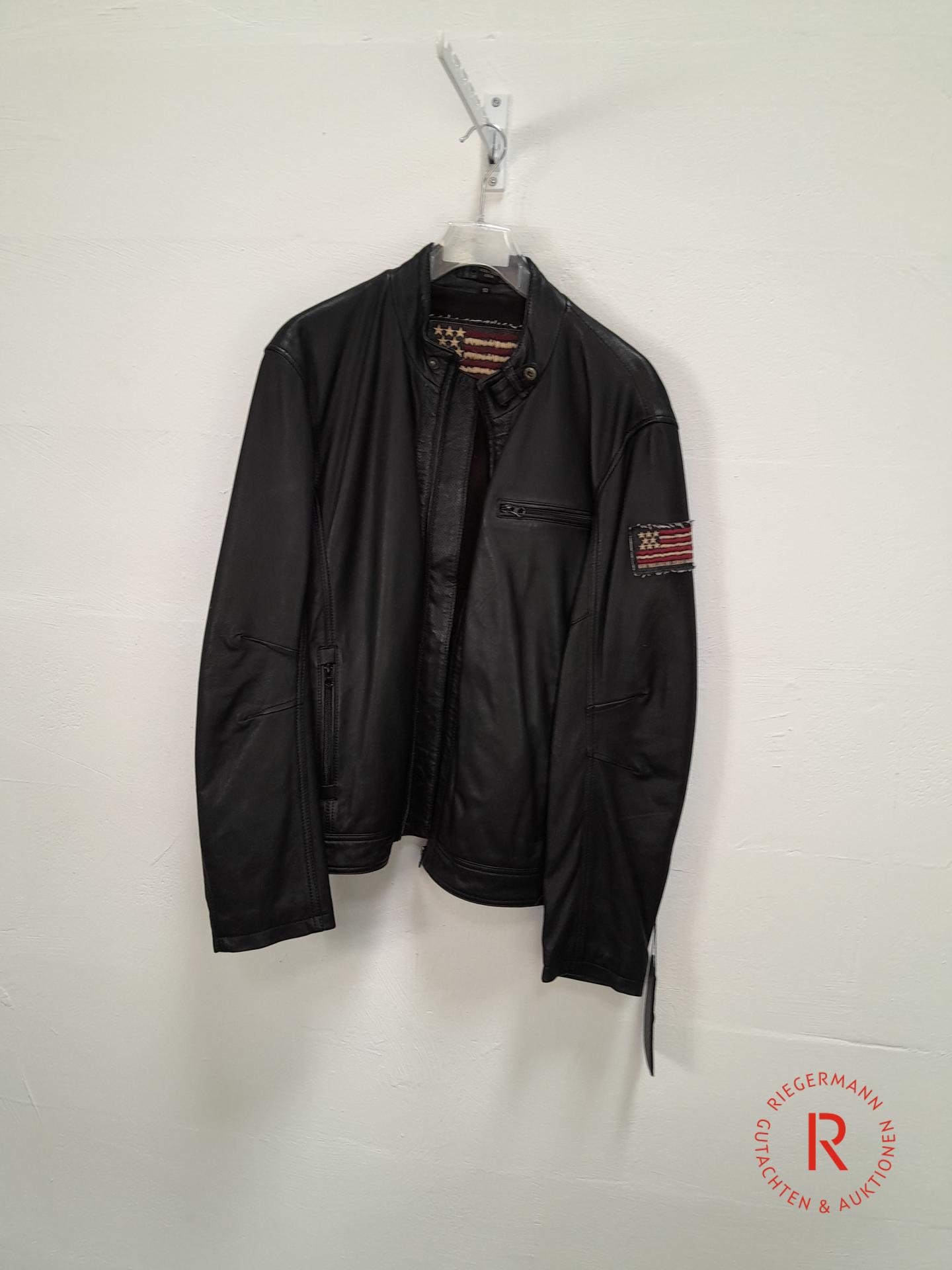 HERREN LEDERJACKE GRÖSSE 52